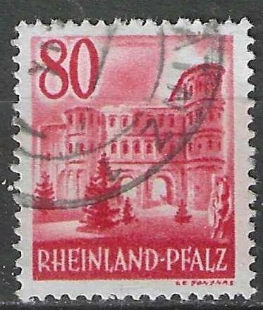 Duitsland Rheinland-Pfalz 1948/1949 - Stampworld 40  (ST), Verzenden, Gestempeld