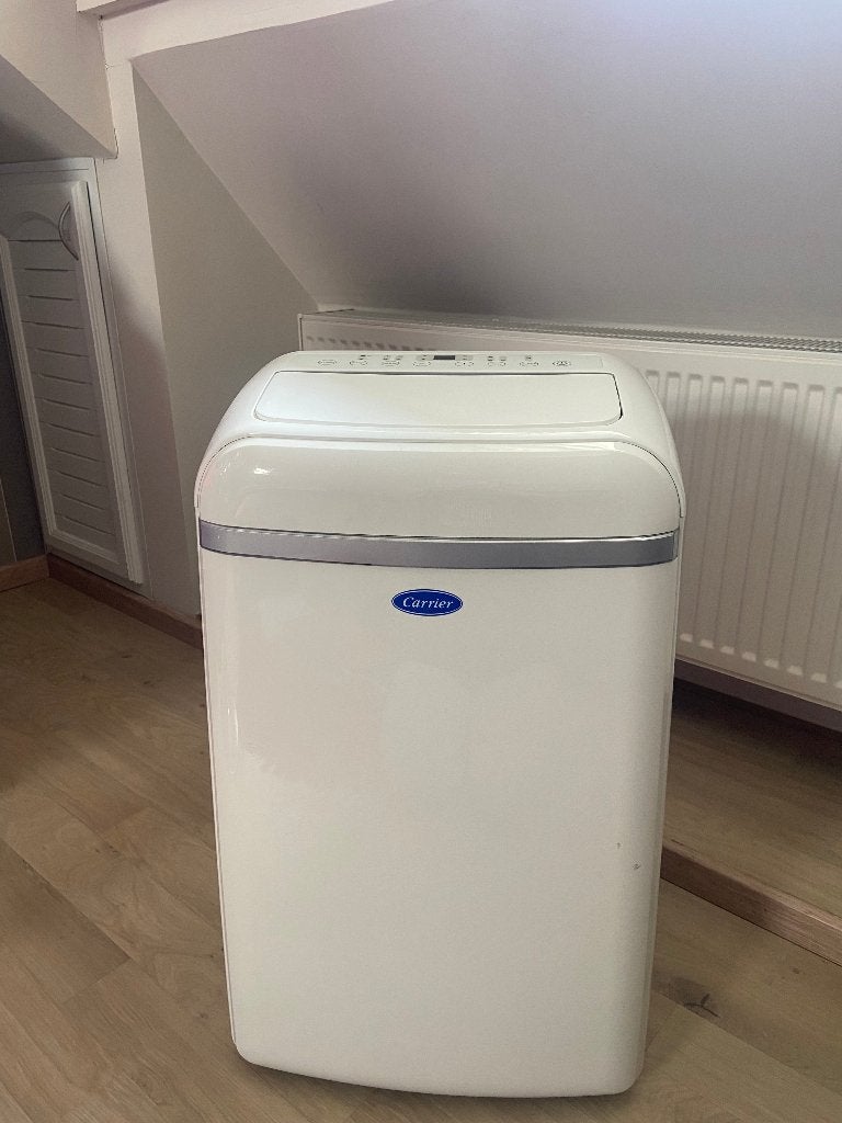 Climatiseur mobile Carrier 3,5 kW – Chaud/Froid, Electroménager, Climatiseurs, Minuterie, Moins de 60 m³, Chauffage, Comme neuf