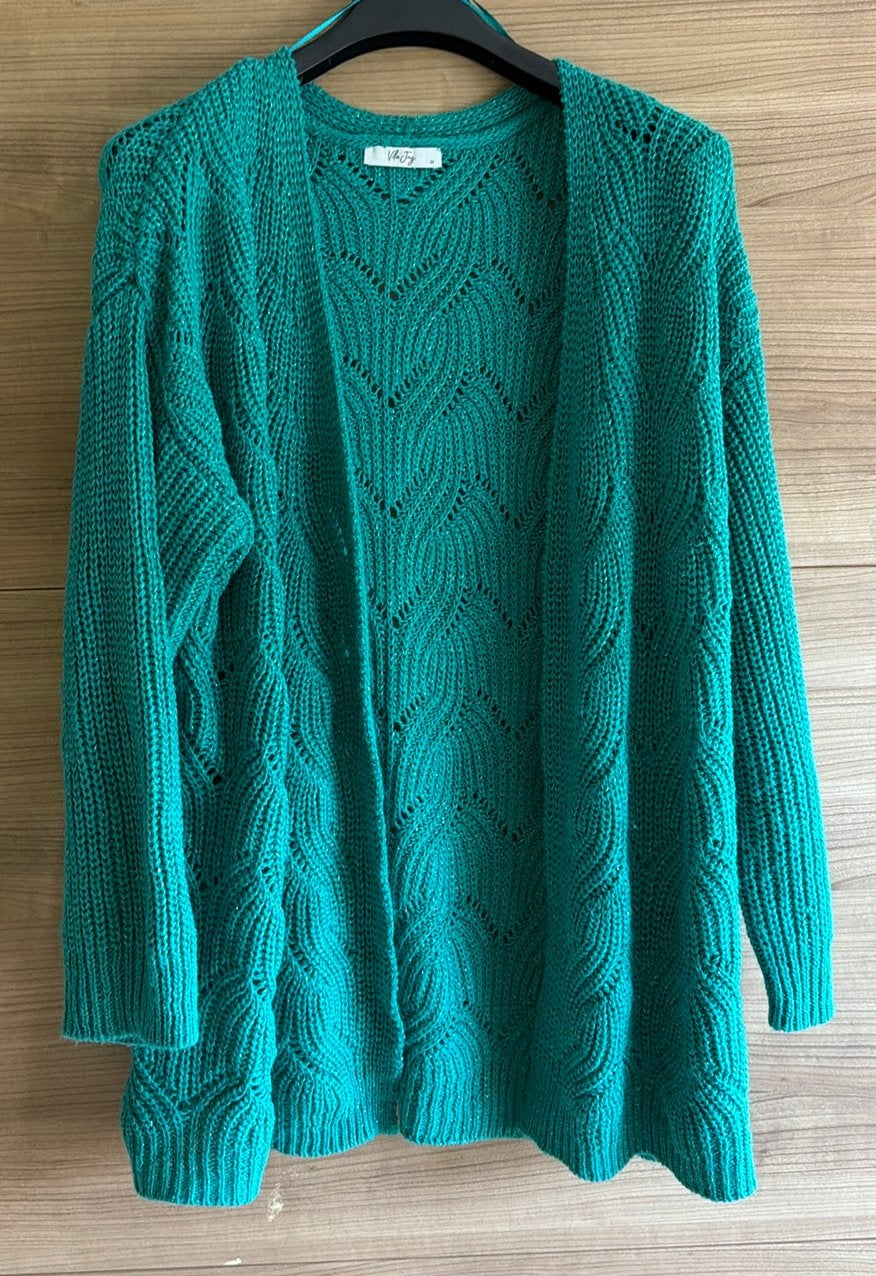 Turquoise vest vila joy maat medium, Ophalen of Verzenden, Gedragen, Maat 42/44 (L), Groen