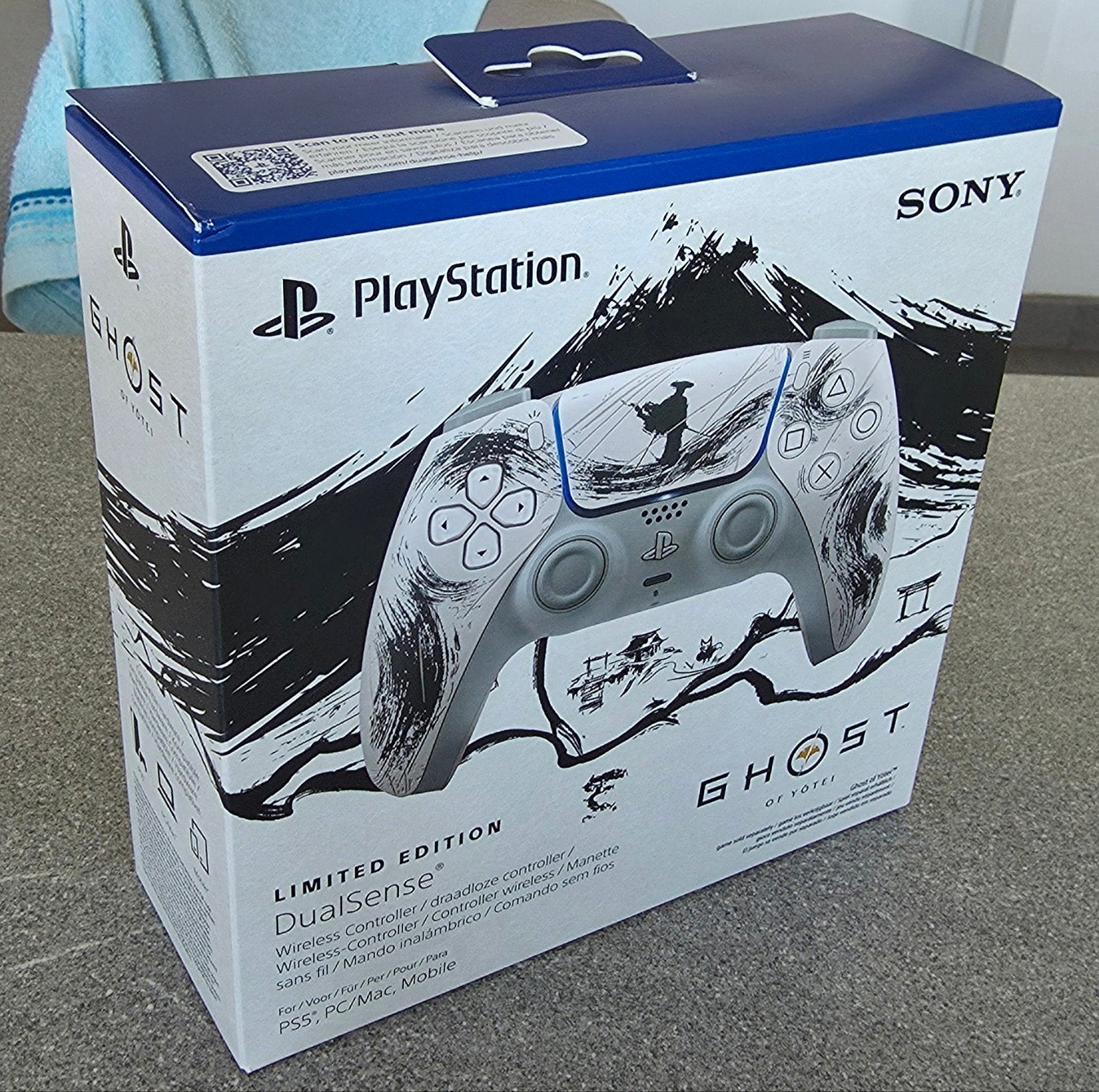 Manette ps5 sans-fil DualSense Ghost of Yotei Black, Enlèvement ou Envoi