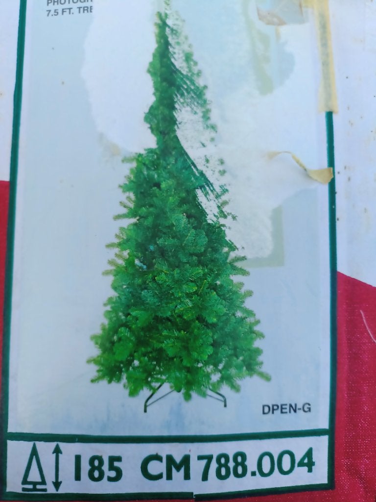 Sapin de Noël artificiel et boîtes pleines de décorations., Divers, Noël, Enlèvement, Comme neuf