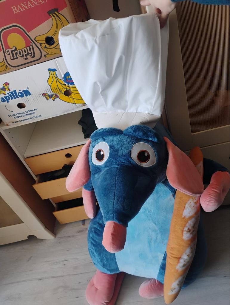 Hele Grote ratatouille knuffel, Ophalen