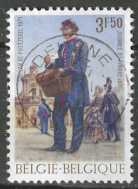 Belgie 1971 - Yvert/OBP 1577 - Dag van de Postzegel  (ST), Postzegels en Munten, Verzenden, Gestempeld, Gestempeld