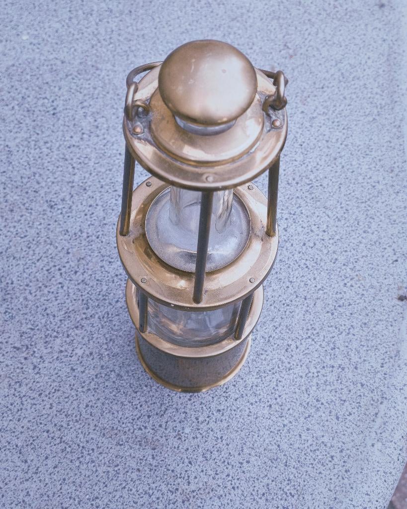Lampe de mineur avec boite a musique, Antiquités & Art, Enlèvement