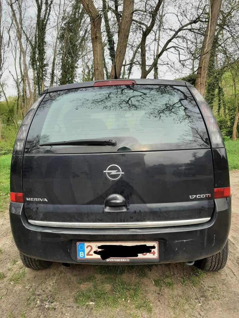 Opel meriva 1.7cdti, Auto's, Opel, 4 cilinders, Zwart, 5 deurs, Particulier