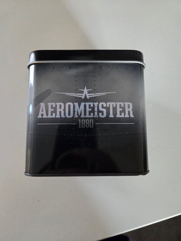 Aeromeister horloge, Handtassen en Accessoires, Horloges | Heren, Leer, Polshorloge, Zo goed als nieuw, Ophalen