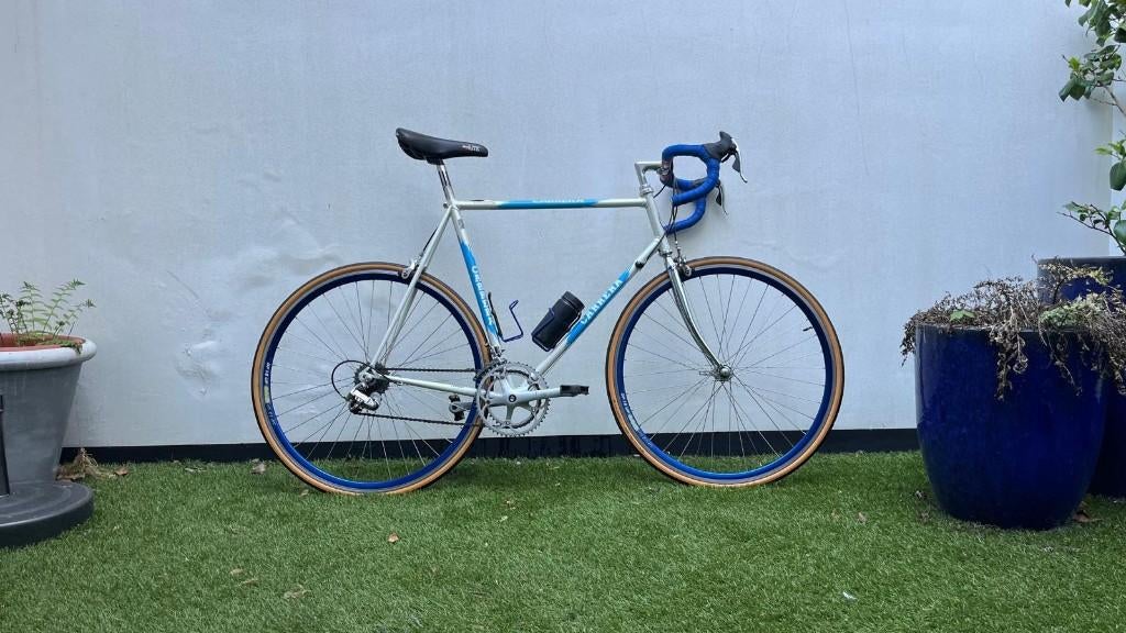 Vintage Carrera koersfiets – Campagnolo Athena – Columbus, Fietsen en Brommers, 28 inch, Gebruikt, Staal, Heren
