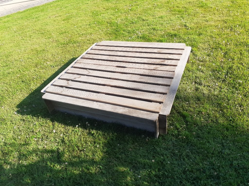 Zandbak hout, Ophalen, Gebruikt