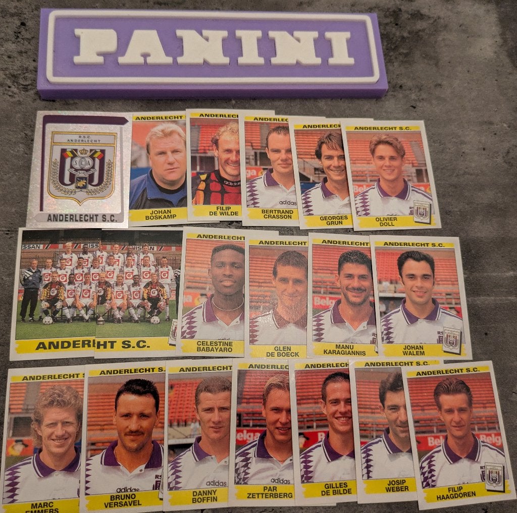 AUTOCOLLANTS PANINI FOOTBALL 96 19 1996 ANDERLECHT FOOTBALL, Enlèvement ou Envoi, Neuf