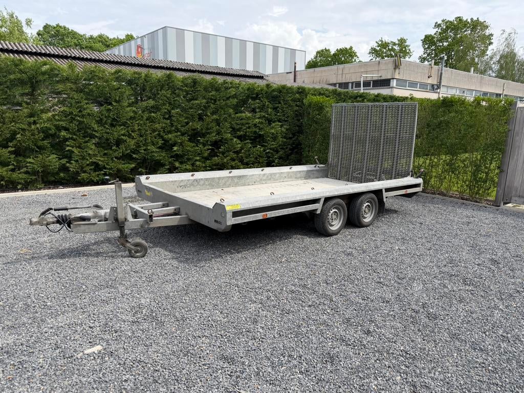 Hulco machinetransporter, Auto diversen, Aanhangers en Bagagewagens, Ophalen, Zo goed als nieuw