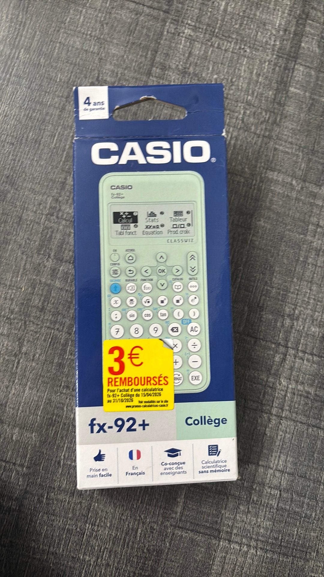 Casio reken machine, Ophalen, Nieuw