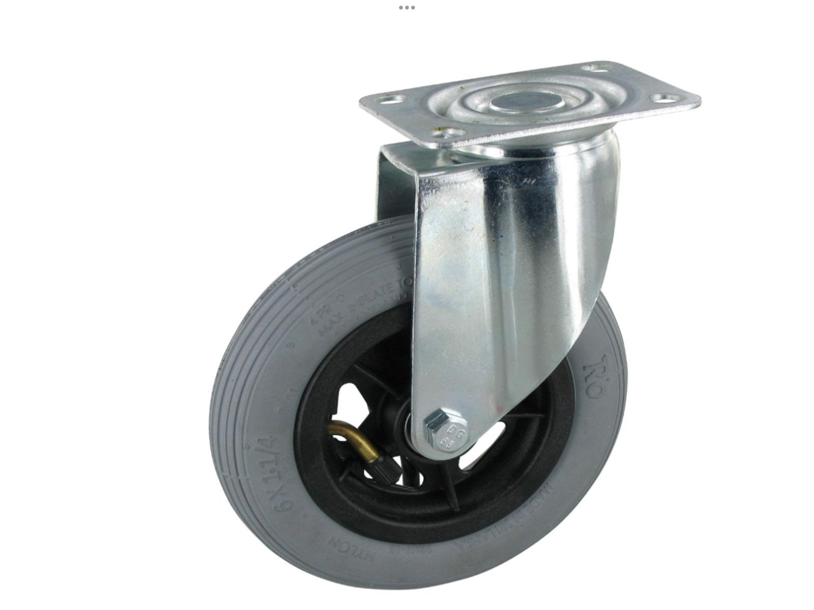 Roue pivotante pour pneu gonflable, diamètre 150 mm, Bricolage & Construction, Enlèvement ou Envoi, Neuf