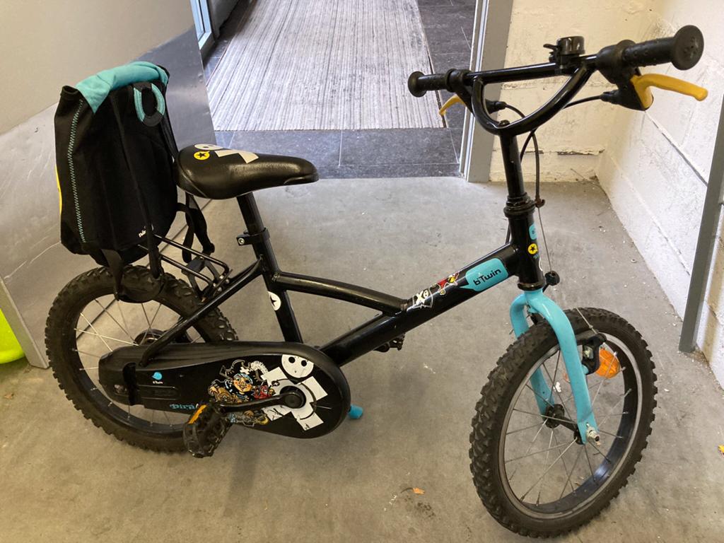 Velo BTWIN Pirate - enfant 16 pouces 4-6 ans, Vélos & Vélomoteurs, Enlèvement, Utilisé, 14 à 16 pouces, Autres marques