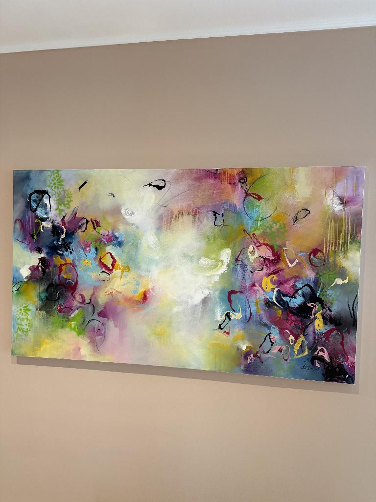 Prachtige abstracte schilderij Natalie Fedrau, Ophalen
