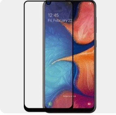 Azuri Protège-écran Verre Trempé Samsung Galaxy A20e Noir, Ophalen of Verzenden, Nieuw, Screenprotector