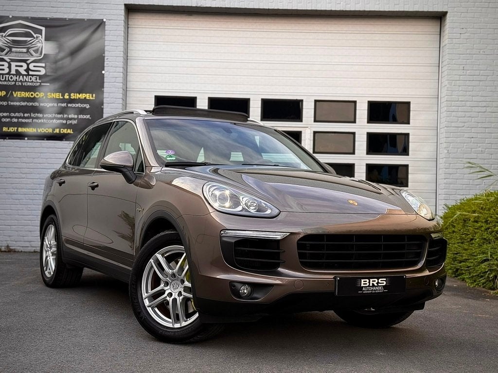 Porsche Cayenne-S E-Hybride 1ste Eig. 160.000KM 12M.Garantie, Auto's, Automaat, Cayenne, 2995 cc, Bruin