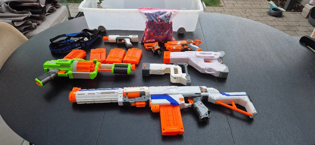 Nerf geweren divers, Ophalen, Gebruikt