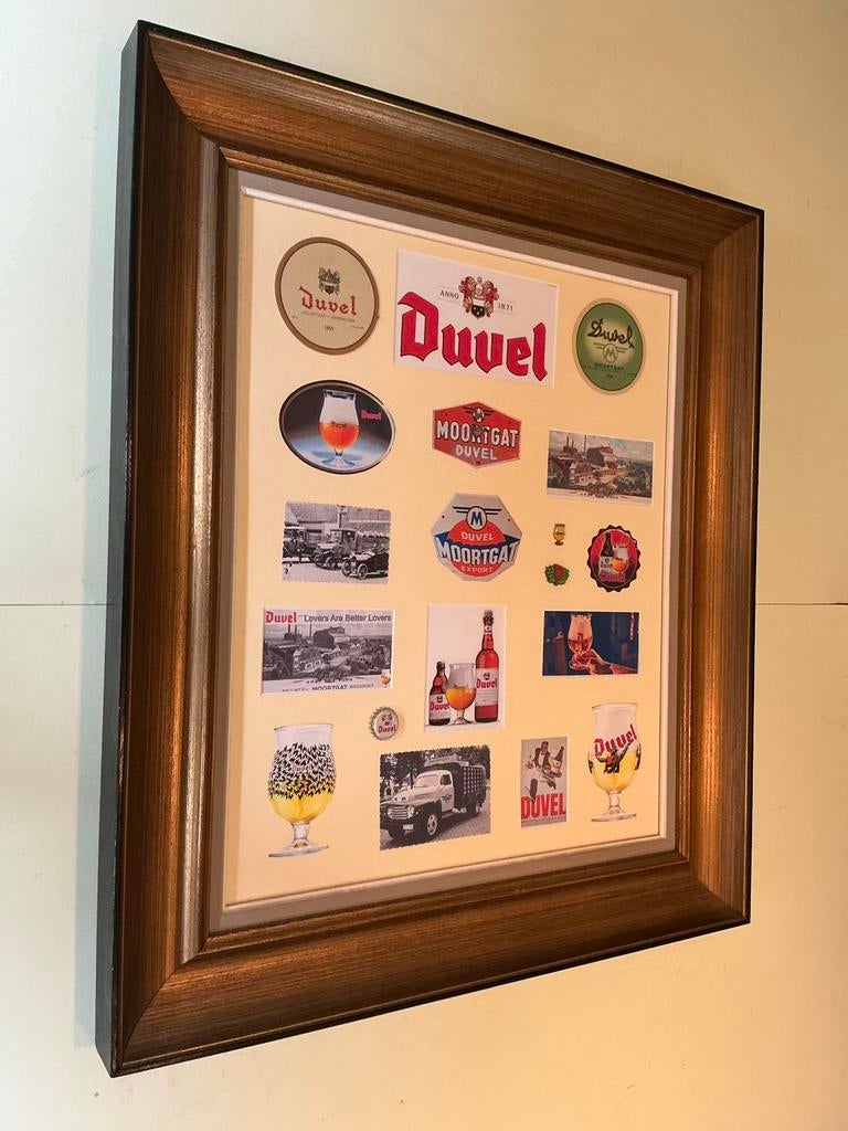 DUVEL mixt decokader, Verzamelen, Ophalen, Zo goed als nieuw, Duvel