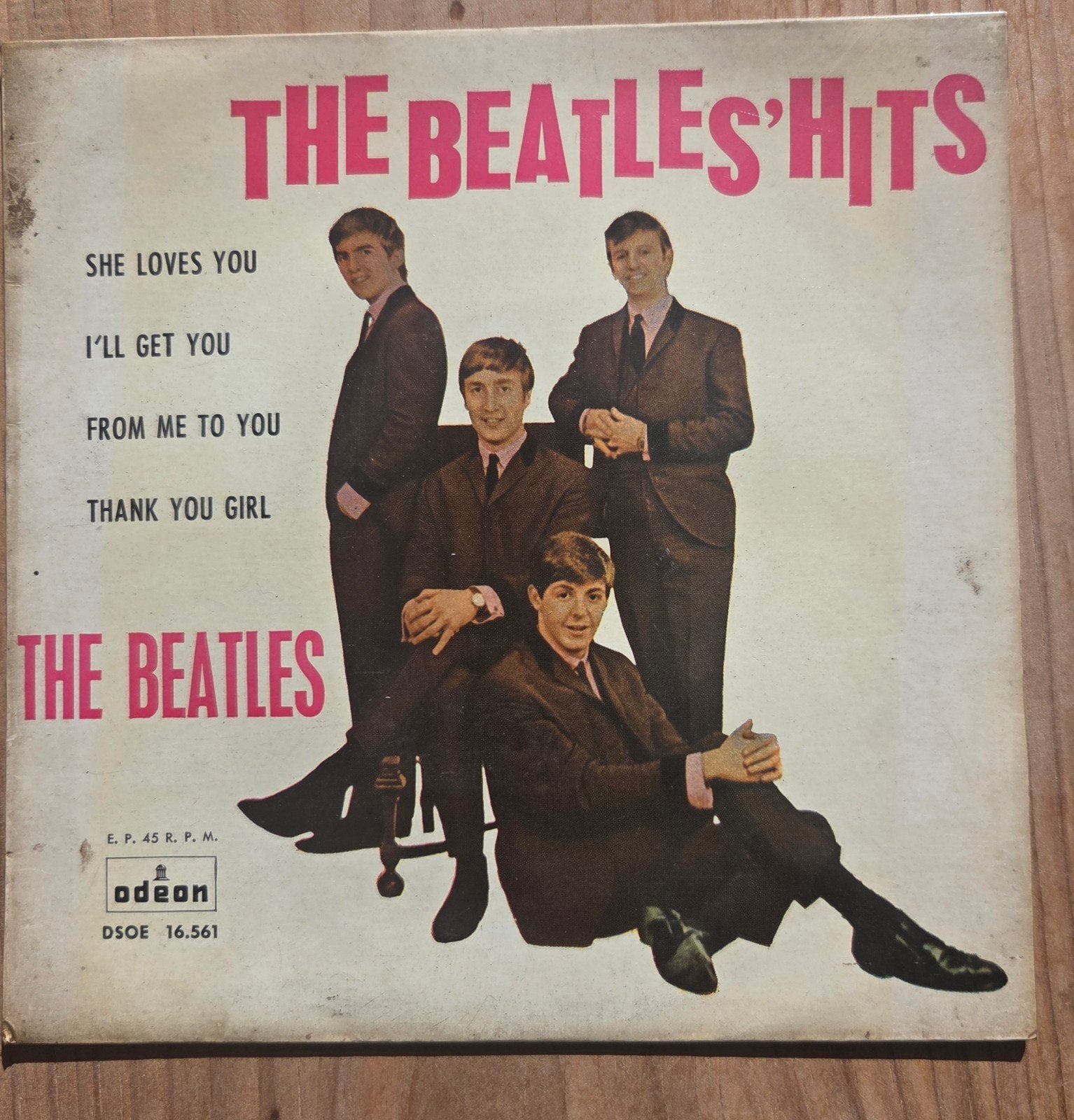 De hits van The Beatles, jaar 1963. TB-status, Cd's en Dvd's, Vinyl Singles, EP, EP, Ophalen of Verzenden