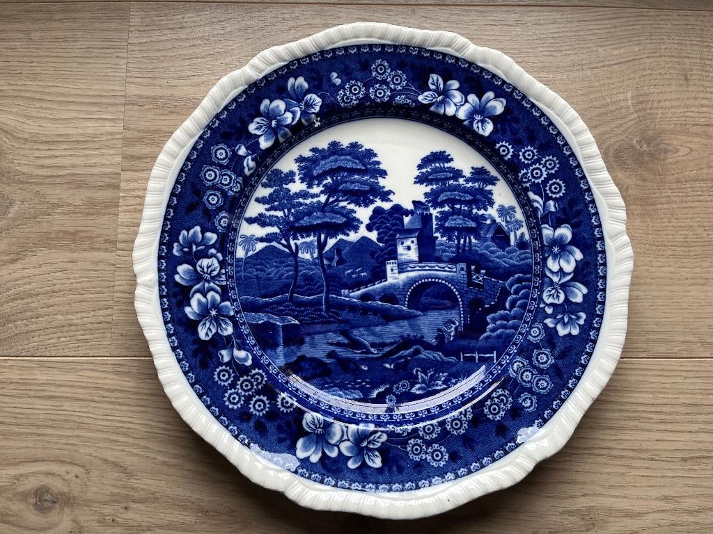Une assiette Copeland (± 1925) diamètre 26 cm, Enlèvement, Utilisé, Assiettes(s)