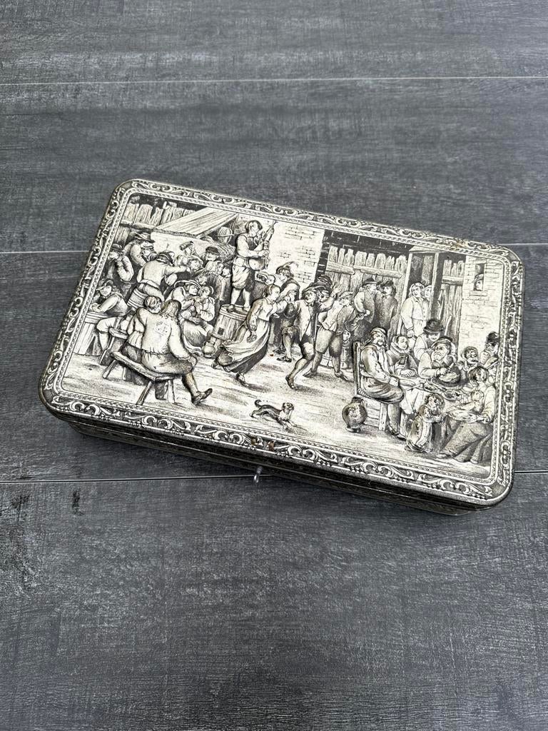 Gbc blikken doos, Antiek en Kunst, Ophalen