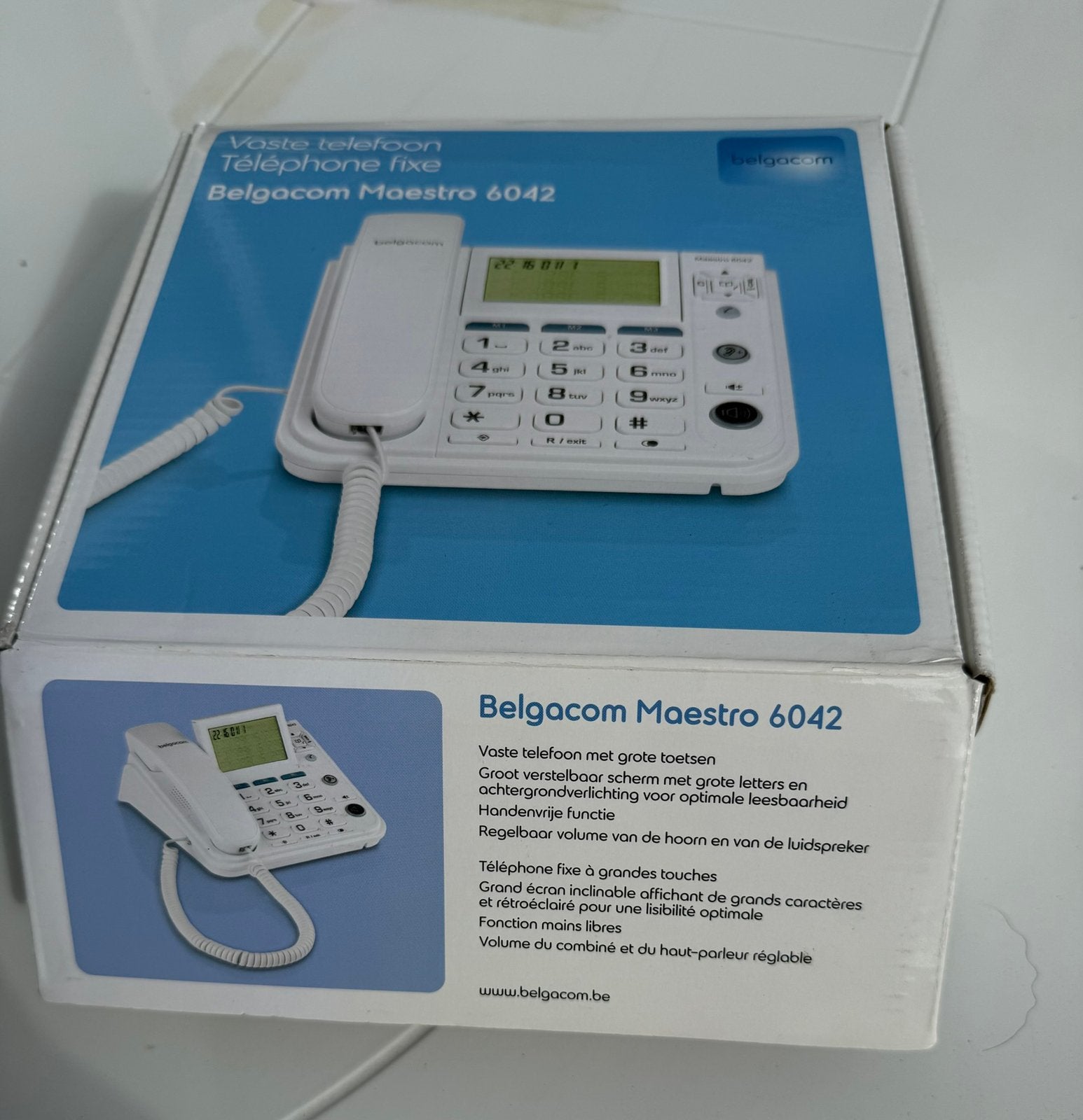 Telefoon, Belgacom Maestro 6042, Telecommunicatie, Vaste telefoons | Niet Draadloos, Ophalen, Zo goed als nieuw