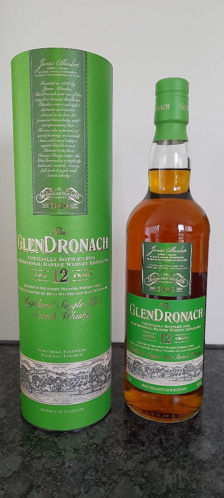 Glendronach whisky Master Yoda 12y, Collections, Vins, Enlèvement ou Envoi, Neuf, Pleine