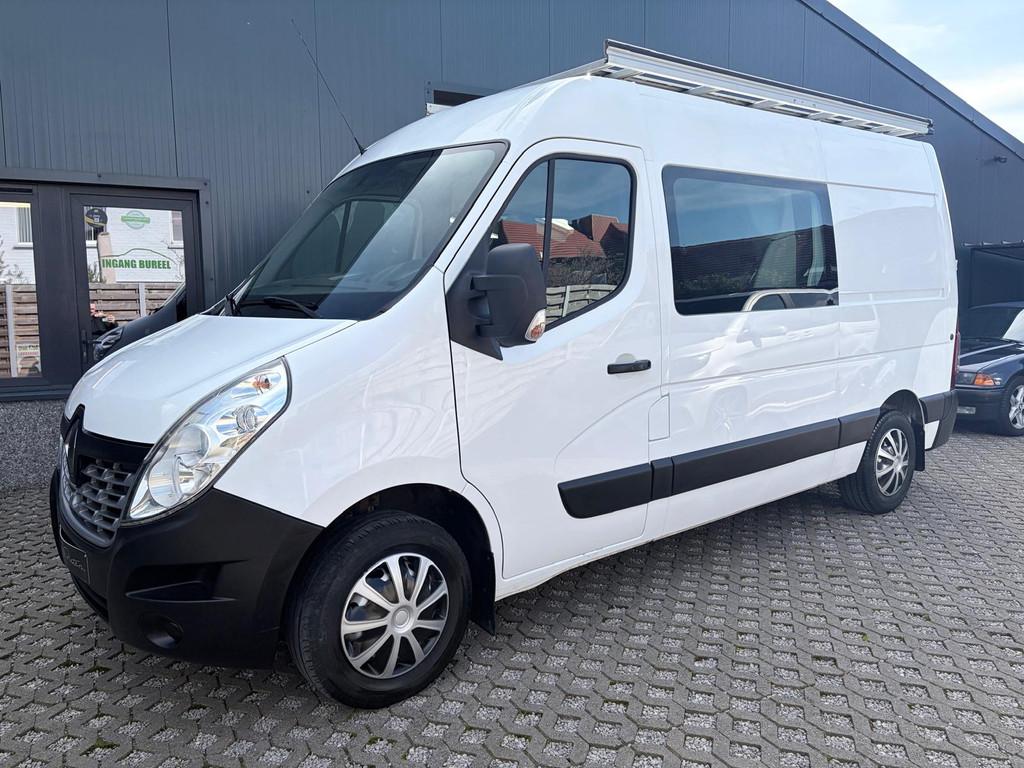 Renault Master Dubbele cabine - 7 plaatsen - 13966+btw, Autos, Renault, 145 ch, Achat, Euro 6, Entreprise