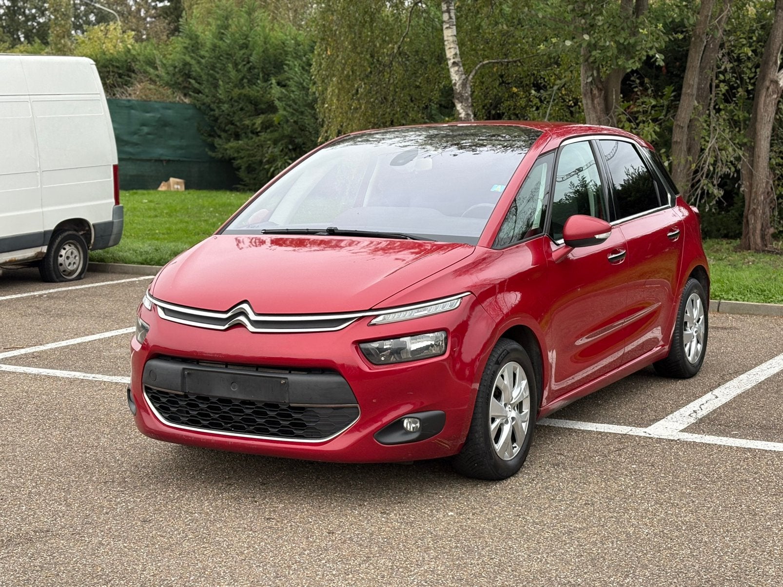 CITROEN C4 PICASSO 1.6HDI, Auto's, Euro 5, Zwart, Bedrijf, https://public.car-pass.be/recalls?lang=fr