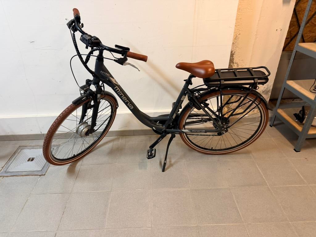 Minerva Estrel Comfort ebike elektrische fiets, Ophalen, Zo goed als nieuw, 50 km per accu of meer, Overige merken