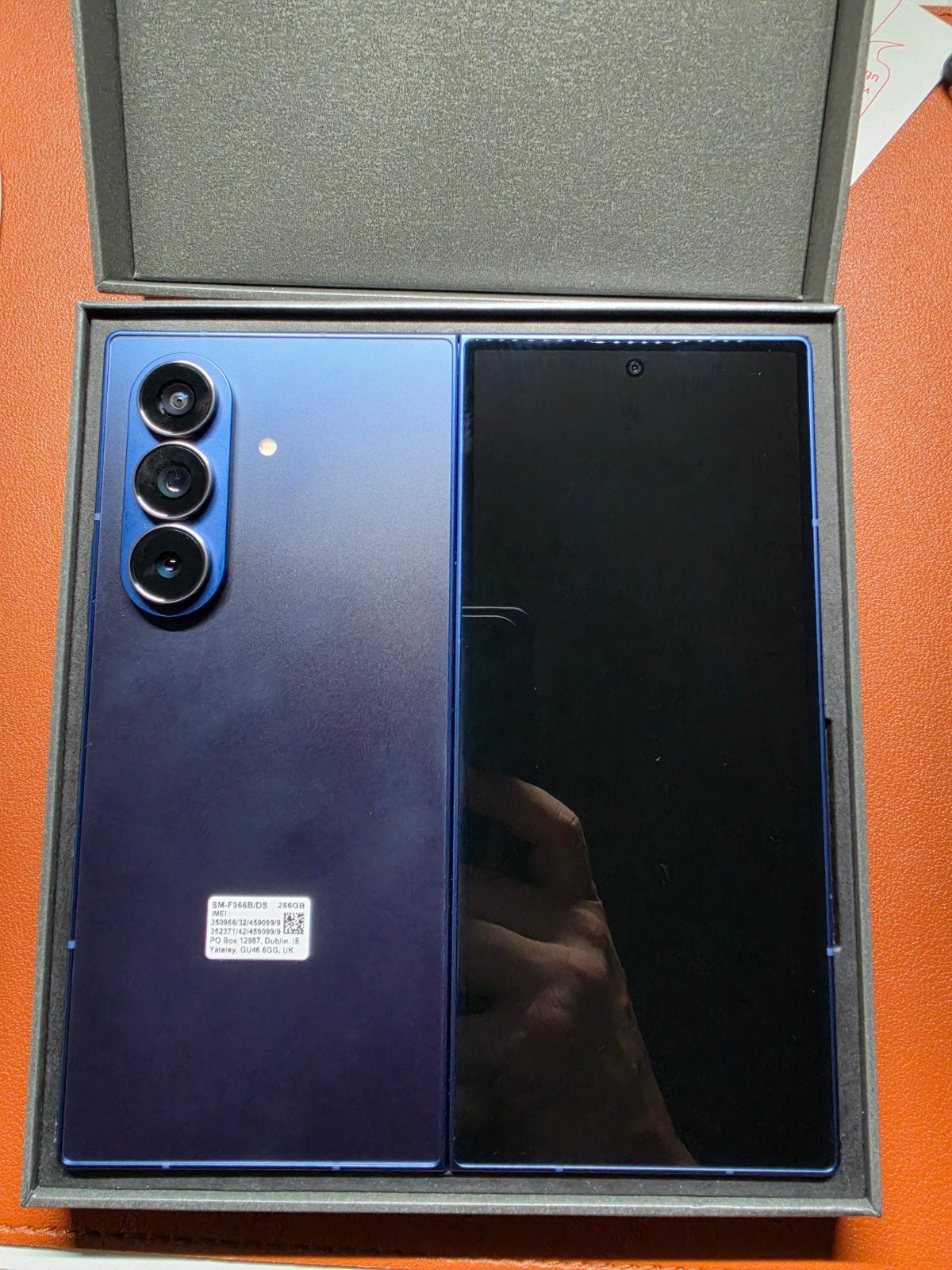 Samsung Z Fold 7 bleu 256gb NEUF, Enlèvement