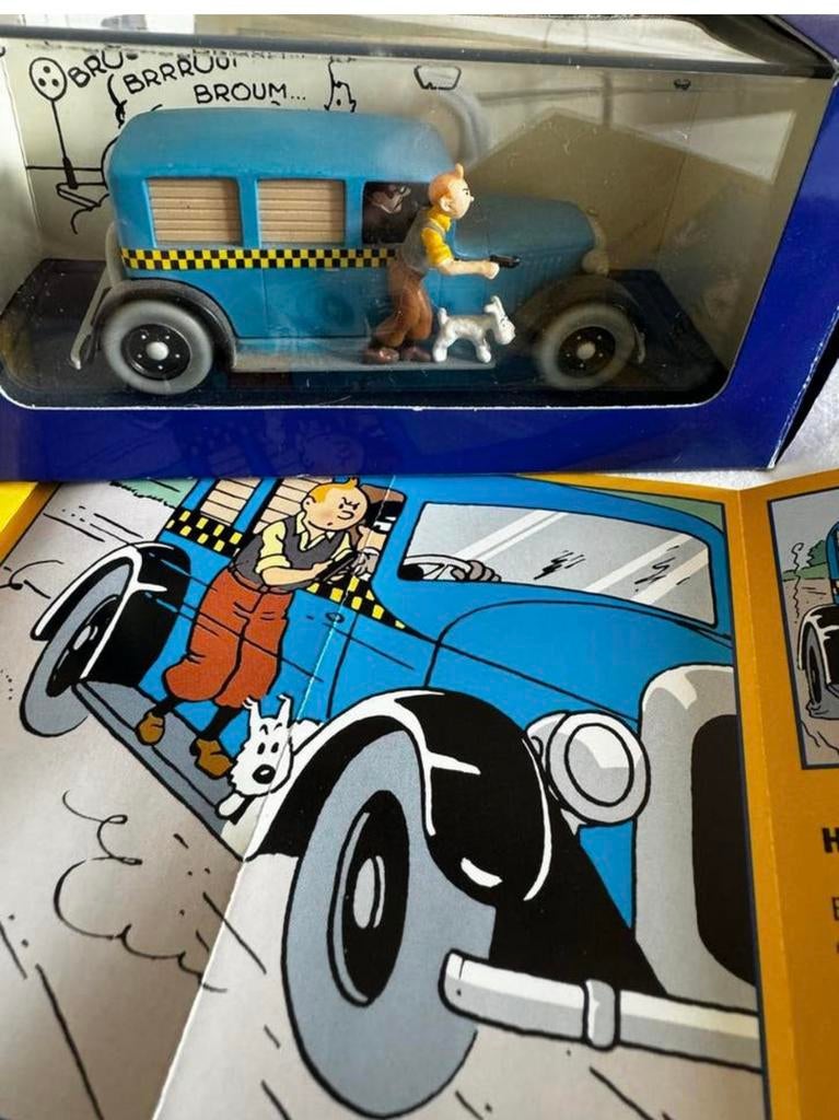 Kuifje auto 1:43  de checker taxi uit kuifje in amerika, Enlèvement ou Envoi, Tintin, Comme neuf
