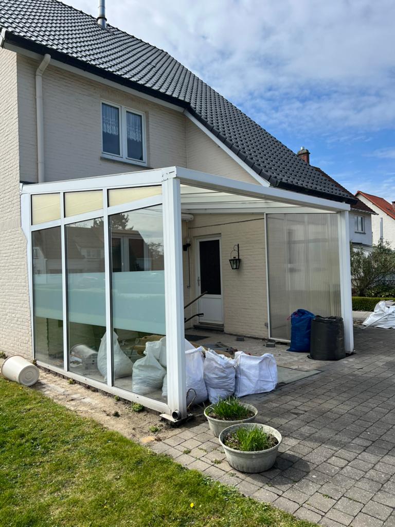 veranda 4 x4, Tuin en Terras, Tuinhuizen, Ophalen, Zo goed als nieuw