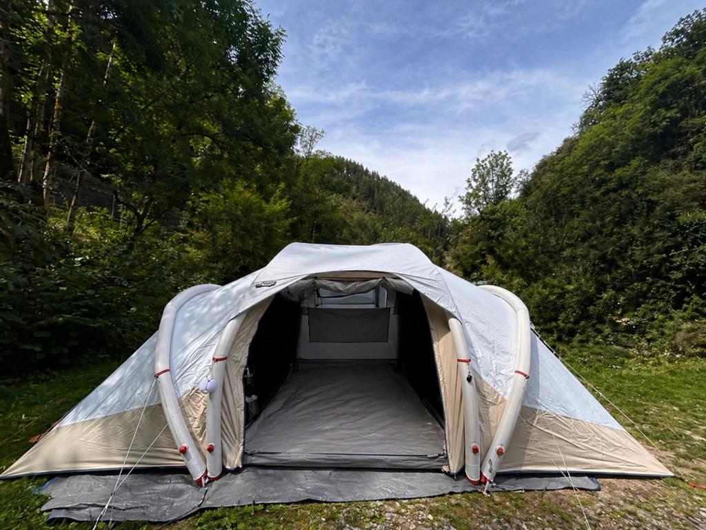 Quecha fresh and black 4 persoonstent, Caravans en Kamperen, Tenten, Ophalen, Zo goed als nieuw