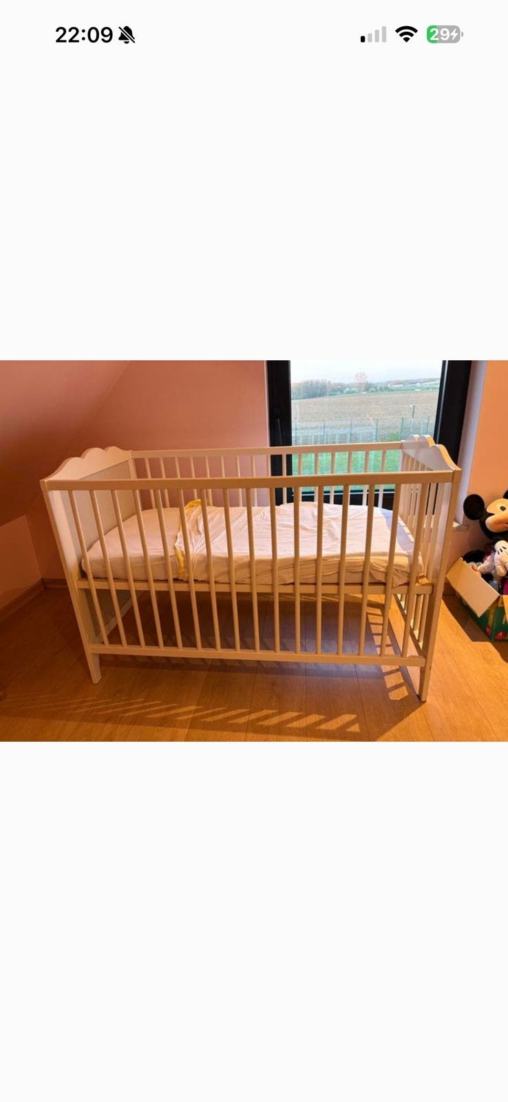 Babybedje, Ophalen, Zo goed als nieuw