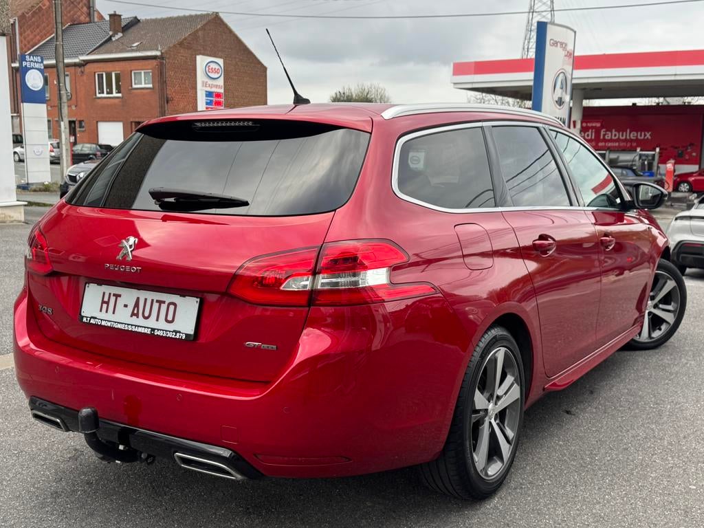 Peugeot 308 SW 1.2i GT Line/Euro 6D/Nieuwstaat/garantie, Auto's, Voorwielaandrijving, 4 cilinders, Navigatiesysteem, Leder en Stof