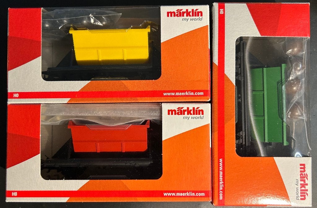 2939. Coffret de wagons-bennes H0 Märklin., Enlèvement ou Envoi, Neuf, Wagon, Märklin