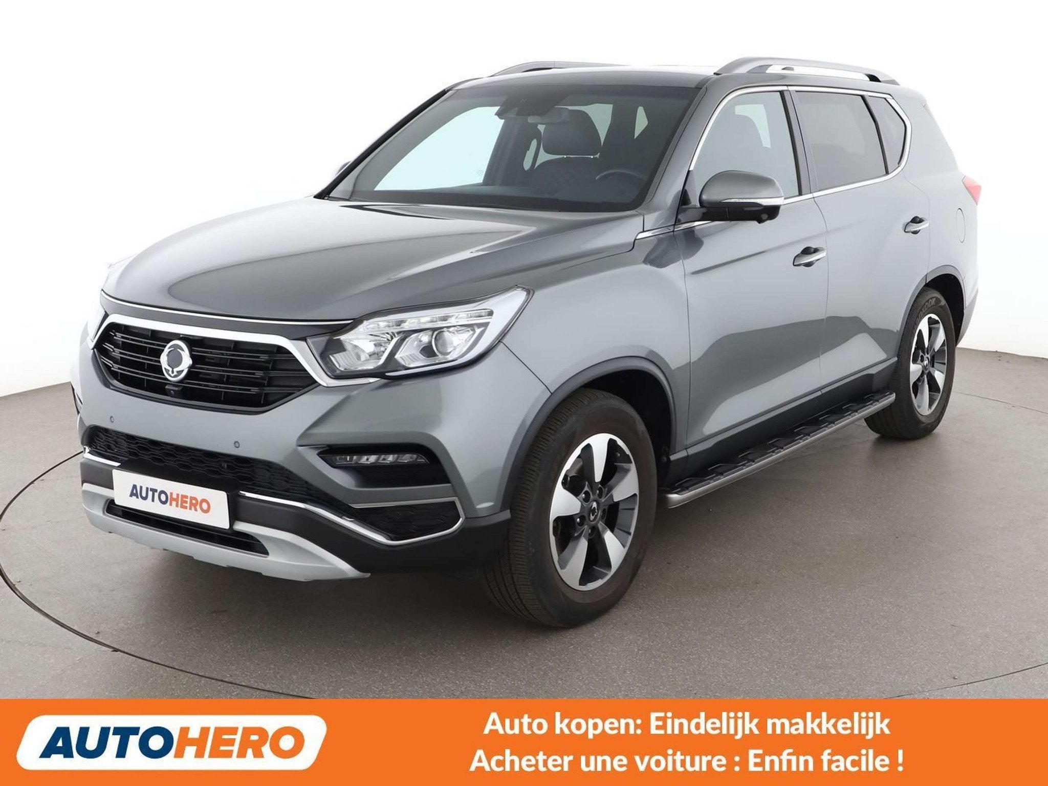 SsangYong Rexton 2.2 TD Sapphire 4x4 (automatique), Autos, Cuir, Argent ou Gris, Achat, 2157 cm³