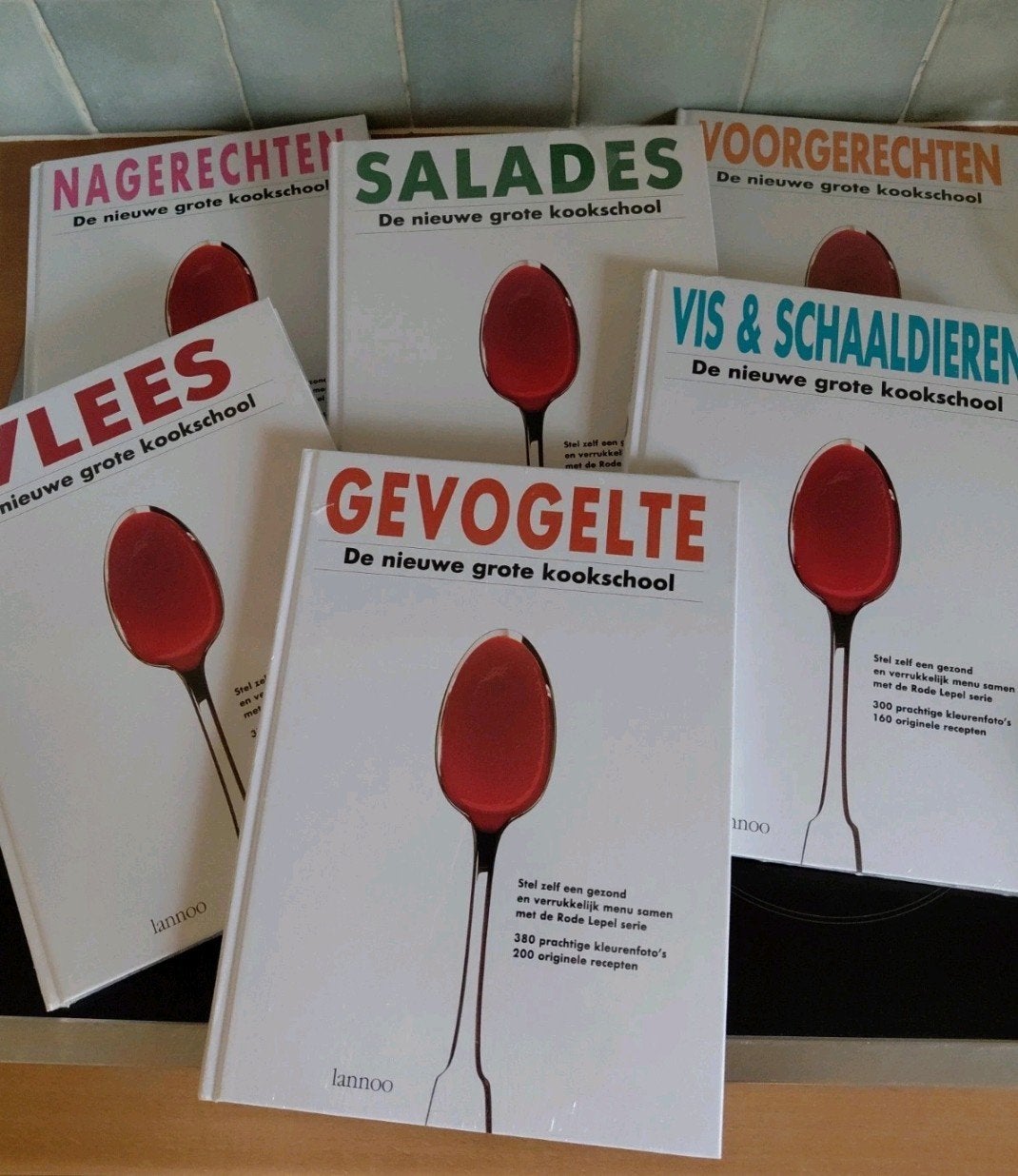 6 kookboeken de nieuwe grote kookschool, Boeken, Ophalen of Verzenden, Nieuw