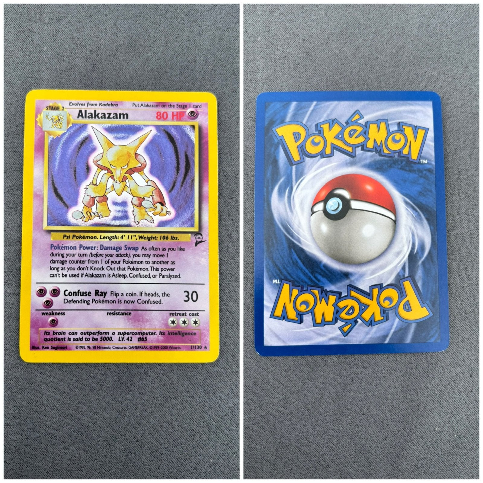 Pokemon Alakazam 1/130, Ophalen of Verzenden, Zo goed als nieuw