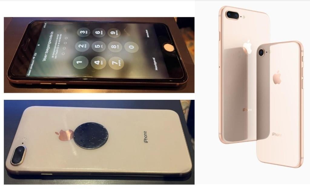 iPhone 8 Plus, Enlèvement, Reconditionné, Or, IPhone 8 Plus