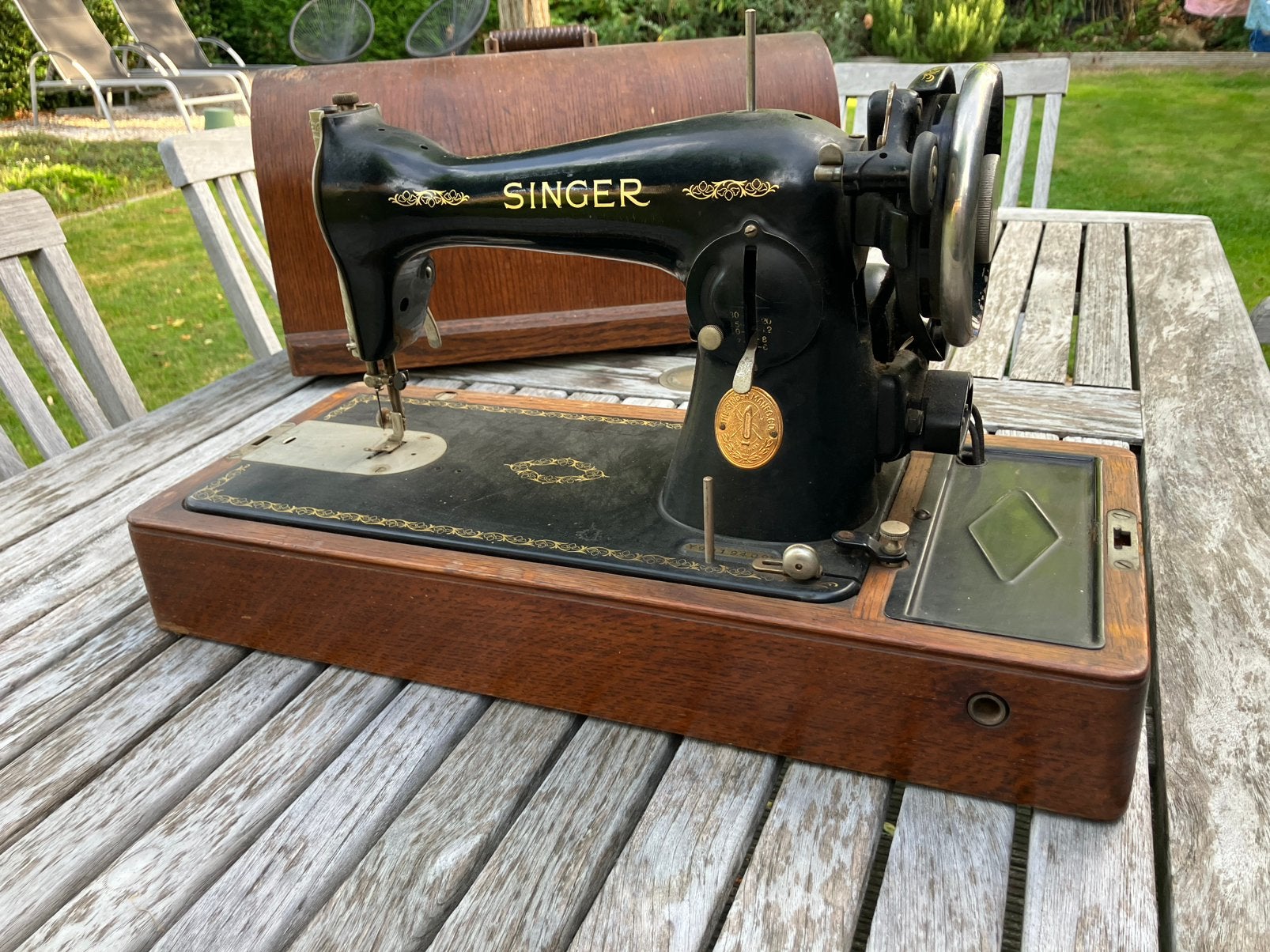Machine à coudre Vintage Singer 99K (1933), Antiquités & Art, Enlèvement
