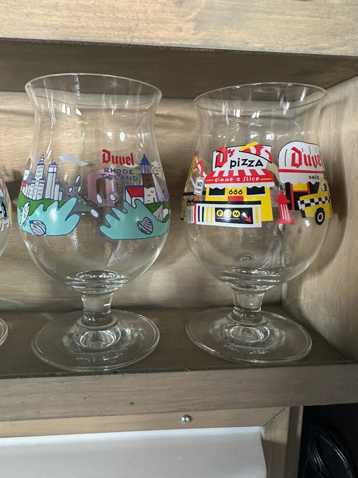 Duvel amerikaanse reeks inclusief milwaukiglas, Ophalen, Nieuw, Glas of Glazen, Duvel