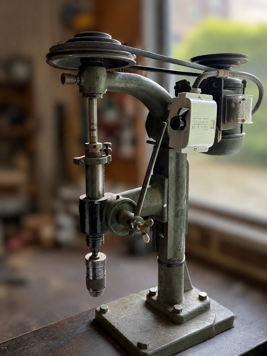 Robuuste vintage kolomboormachine / boorpers, Ophalen, Kolomboormachine