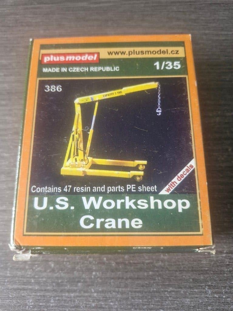 Plusmodel 1/35 U.S. Workshop Crane, Hobby & Loisirs créatifs, Enlèvement ou Envoi, Neuf, 1:35 à 1:50, Diorama