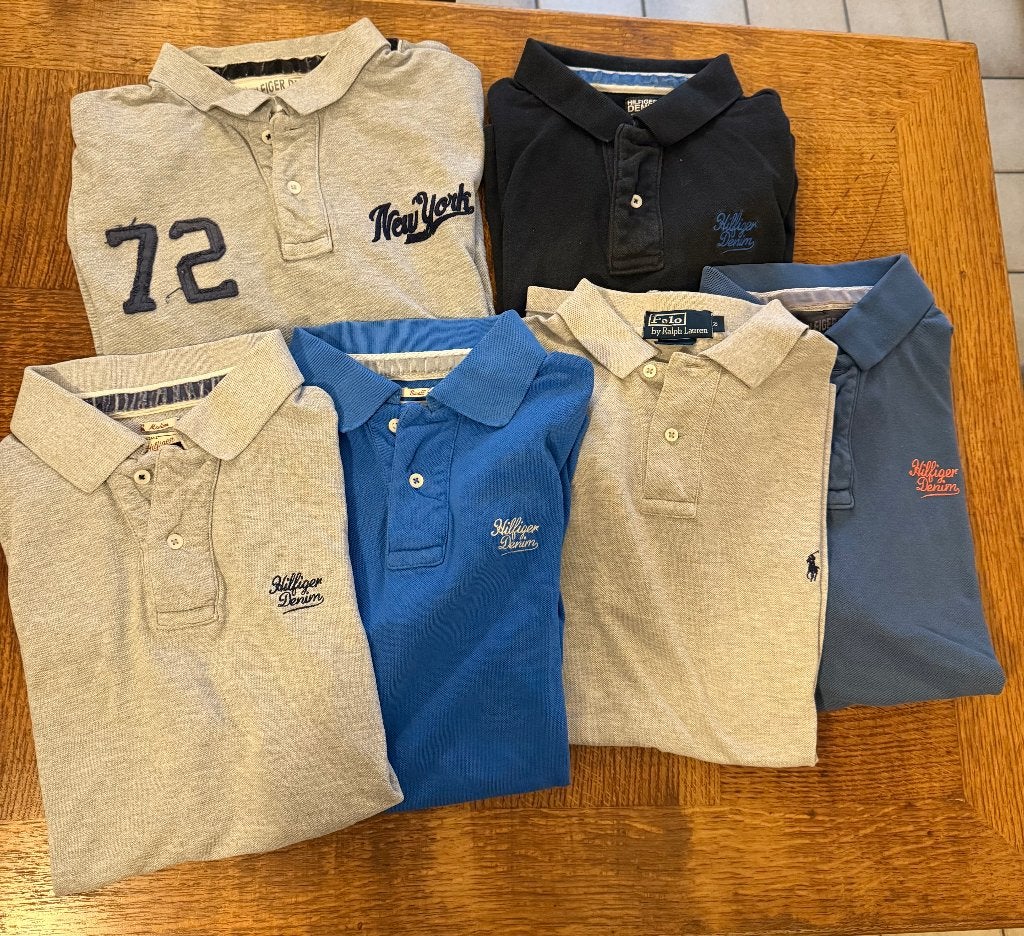 Lot 6 polos Tommy Hilfiger et Ralph Lauren, Kleding | Heren, Ophalen of Verzenden, Tommy Hilfiger