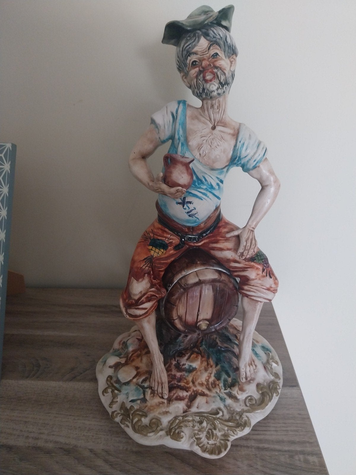 Prachtig Vintage Italiaans Capodimonte Porseleinen Beeld – M, Enlèvement