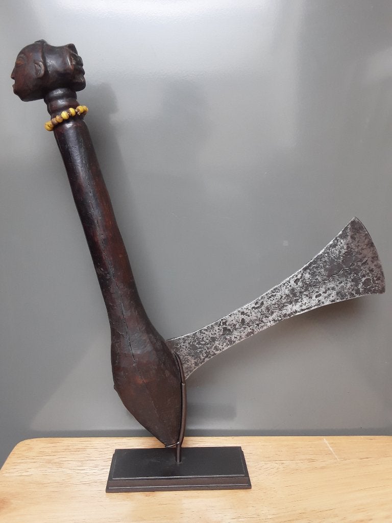 Hache luba, Congo, Antiquités & Art, Enlèvement ou Envoi