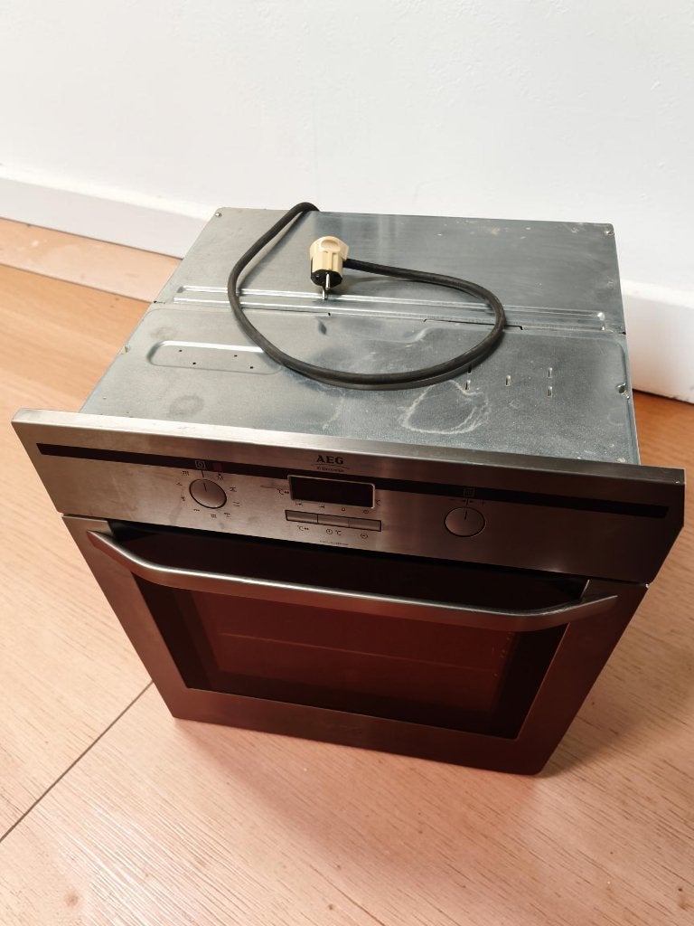 AEG Inbouwoven B3741-5-M met Pyrolyse 60cm hoog, Electroménager, Fours, AEG, Encastré, Enlèvement, Utilisé