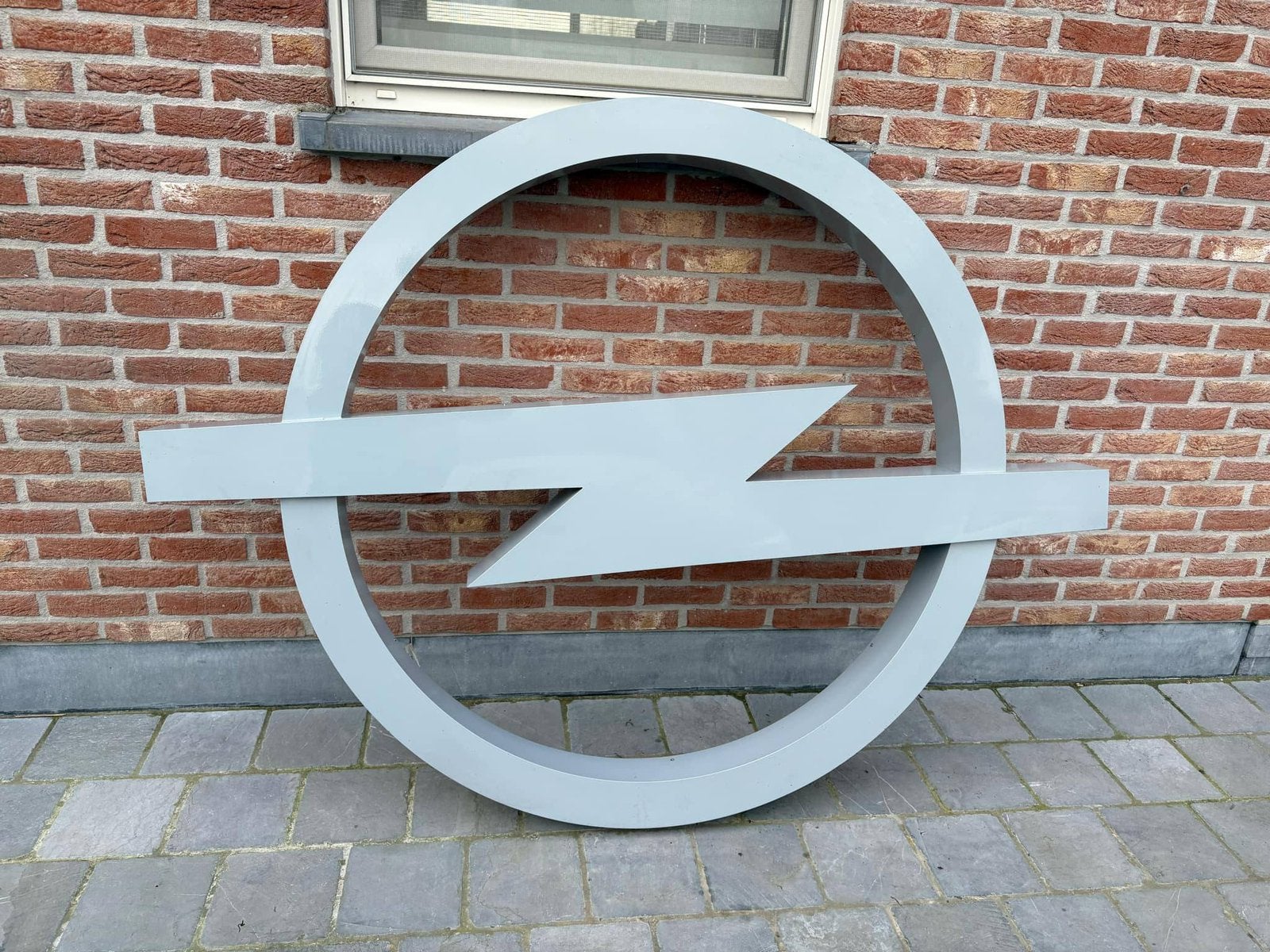 Enseigne opel, Ophalen, Gebruikt